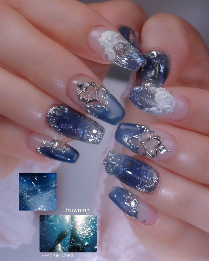 Phối thêm nhũ và ombre (Nguồn: Internet)