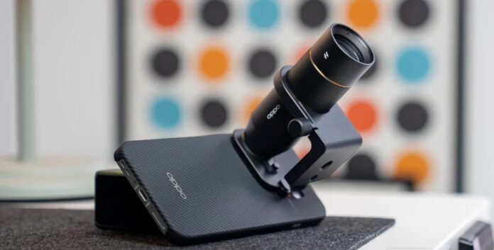 Điện thoại OPPO Find X9 Pro với ống kính mở rộng (Ảnh: Internet)