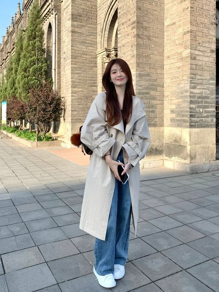 Áo khoác măng tô dài