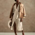 Váy quấn và áo khoác