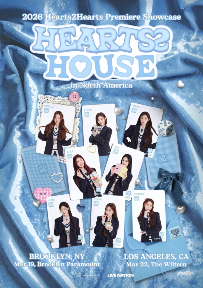 Hearts2Hearts sẽ tổ chức sự kiện mang tên “2026 Hearts2Hearts Premiere Showcase in North America” tại hai thành phố lớn của Mỹ