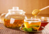trà và mật ong