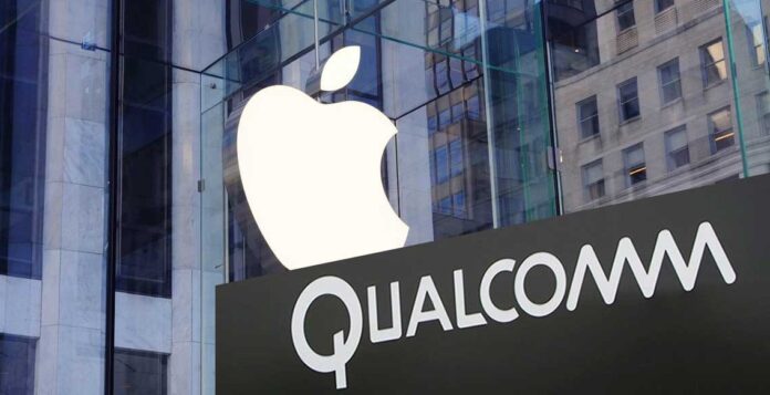 Apple và Qualcomm (Ảnh: Internet) Apple và Qualcomm (Ảnh: Internet)