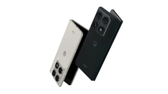 Hình ảnh tiết lộ điện thoại màn hình gập Motorola Razr Fold (Ảnh: Internet) Hình ảnh tiết lộ điện thoại màn hình gập Motorola Razr Fold (Ảnh: Internet)