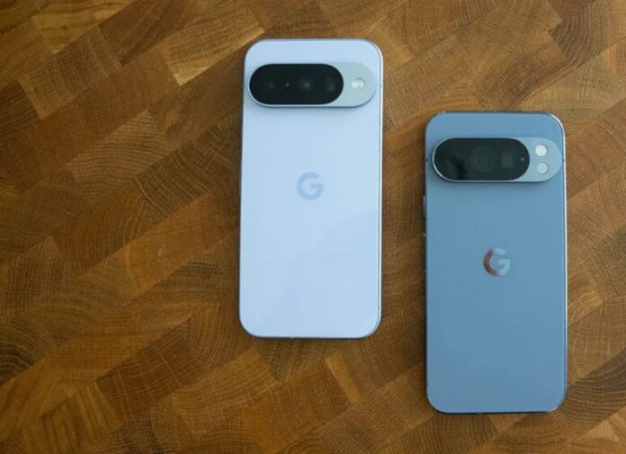 Điện thoại Pixel 10 màu Frost và Pixel 10 Pro màu Moonstone (Ảnh: Internet)