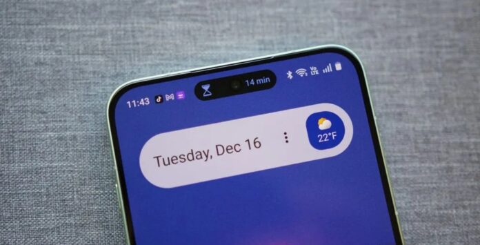 Tính năng Dynamic Island trên OnePlus 15R (Ảnh: Internet) Tính năng Dynamic Island trên OnePlus 15R (Ảnh: Internet)
