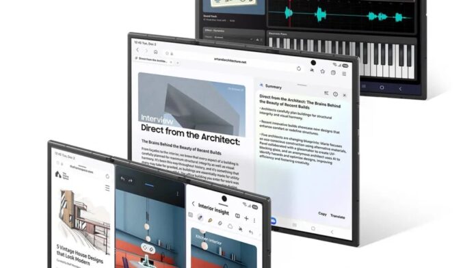 Điện thoại gập 3 màn hình Galaxy Z TriFold (Ảnh: Internet)