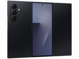Điện thoại gập 3 màn hình Galaxy Z TriFold màu đen (Ảnh: Internet)