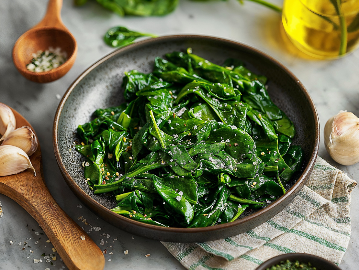 Rau bina đặc biệt giàu lutein và zeaxanthin