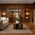 màu sơn nội thất Màu gỗ gụ