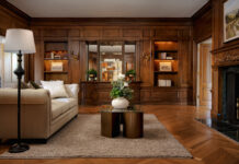 màu sơn nội thất Màu gỗ gụ