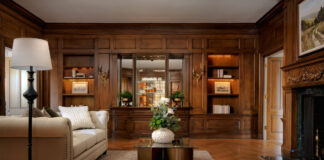 màu sơn nội thất Màu gỗ gụ