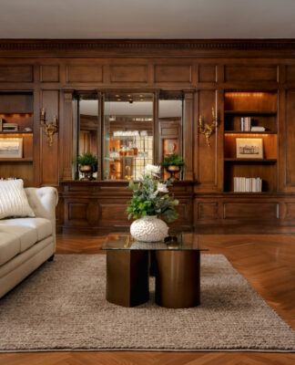 màu sơn nội thất Màu gỗ gụ