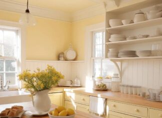 7 màu nhà bếp được dự đoán sẽ “lên ngôi” vào năm 2026 màu nhà bếp năm 2026 Vàng nhạt