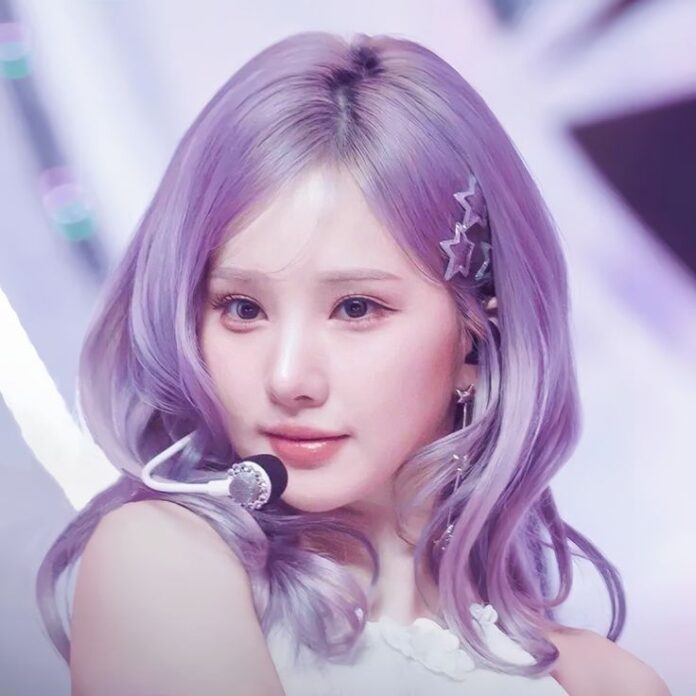 Màu tóc nhuộm nữ - tím sữa