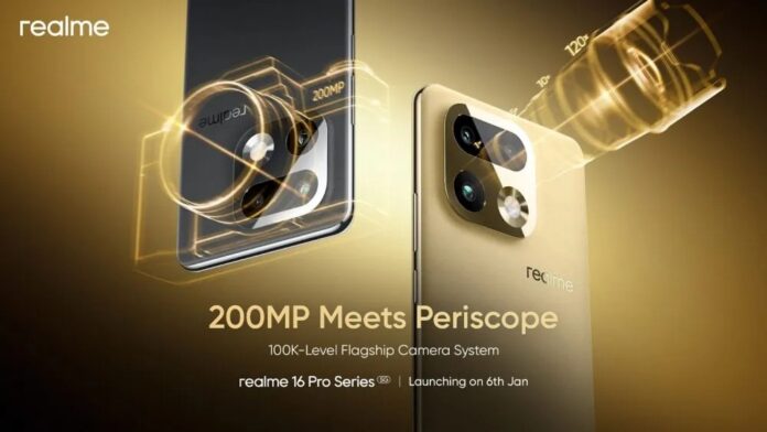 Camera kính tiềm vọng của dòng realme 16 Pro (Ảnh: Internet)