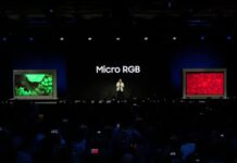 TV Micro RGB của Samsung tại CES 2026 (Ảnh: Internet)