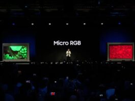 TV Micro RGB của Samsung tại CES 2026 (Ảnh: Internet)