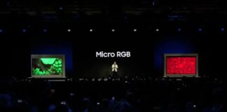 TV Micro RGB của Samsung tại CES 2026 (Ảnh: Internet)
