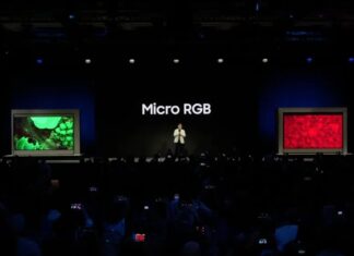 TV Micro RGB của Samsung tại CES 2026 (Ảnh: Internet)