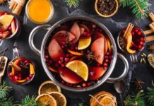 Thức uống Giáng sinh Mulled Grape Juice Punch