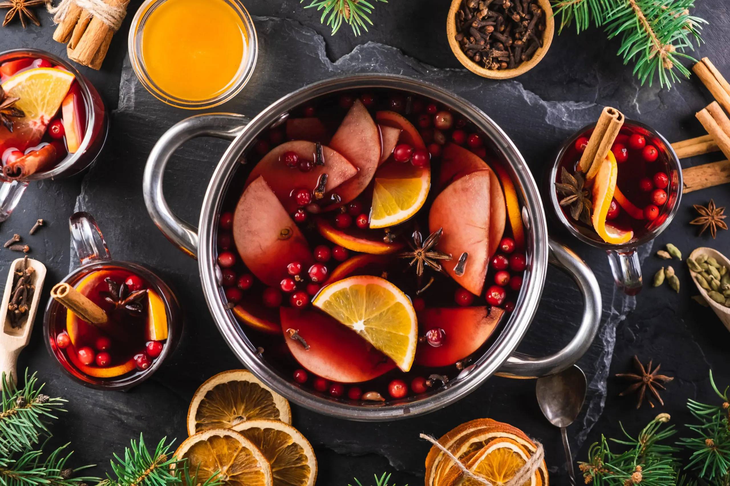 Mulled Grape Juice Punch