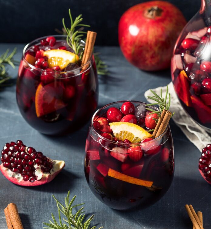Winter Fruit Sangria