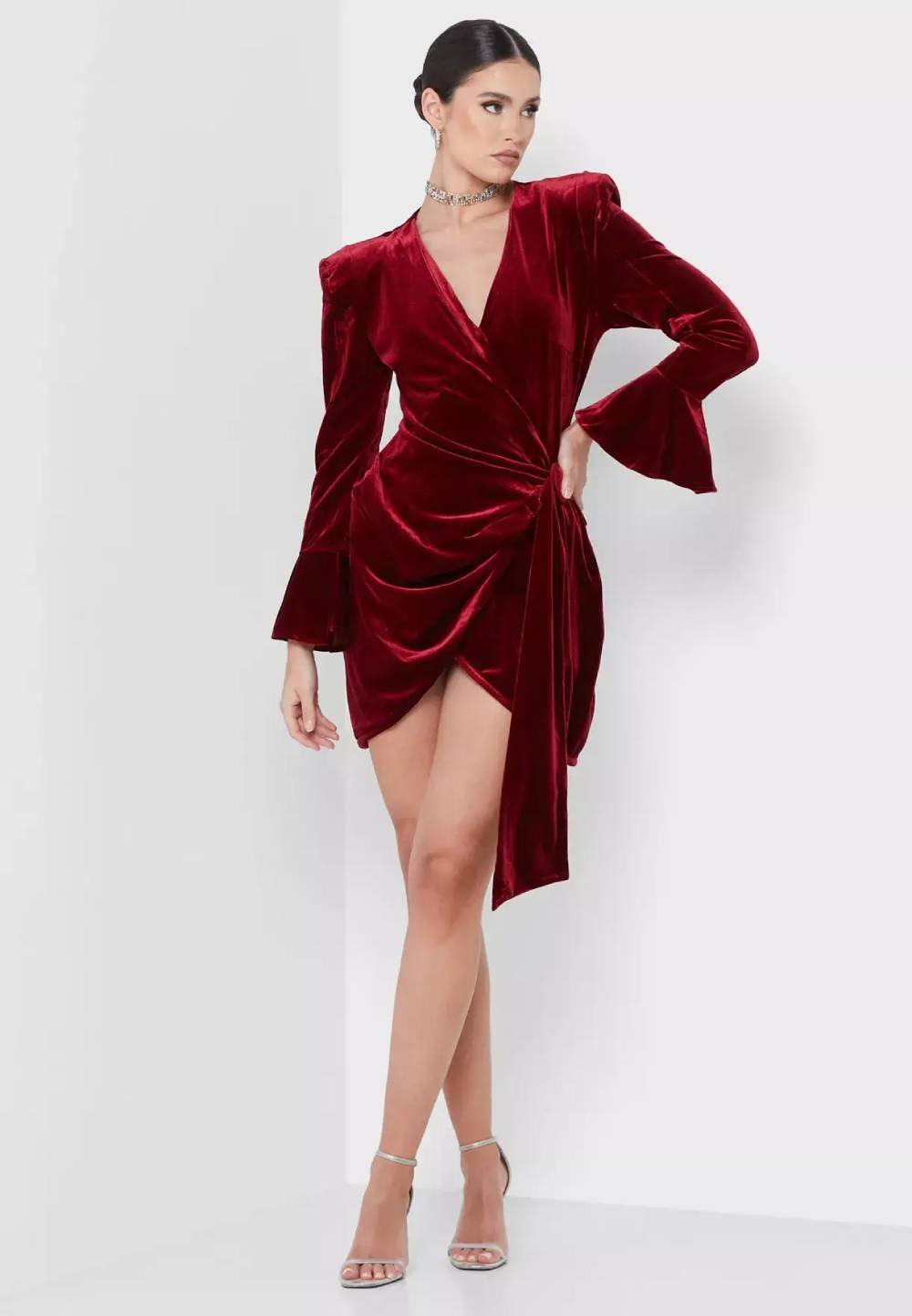 Váy quấn tông màu ấm