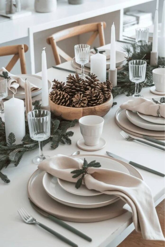 Việc xếp đúng cách giúp bàn ăn trông đầy đặn và tinh tế hơn