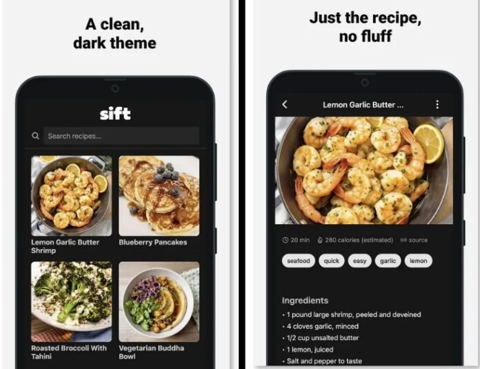 Ứng dụng Sift trên Android (Ảnh: Internet) Ứng dụng Sift trên Android (Ảnh: Internet)