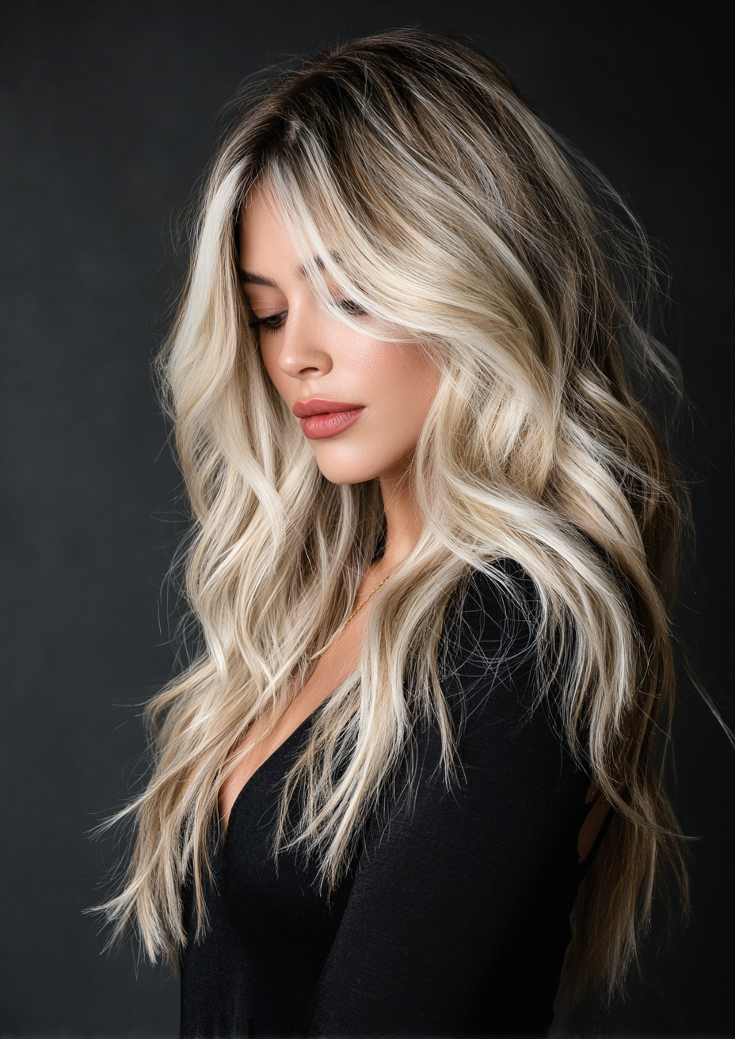 Chân tóc tương phản