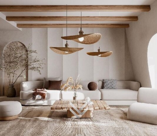 Sự cân bằng thị giác khiến không gian dễ chịu và gọn gàng hơn