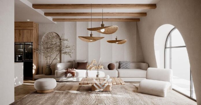 Sự cân bằng thị giác khiến không gian dễ chịu và gọn gàng hơn