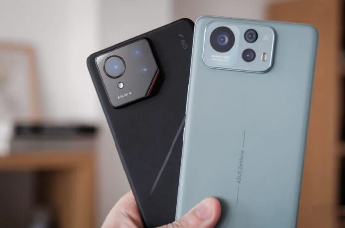 Điện thoại Zenphone 12 Ultra và ROG Phone 9 Pro của ASUS (Ảnh: Internet)