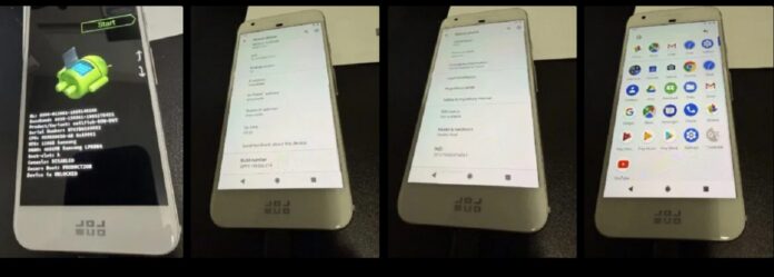 Nguyên mẫu điện thoại Pixel của Google trên trang eBay (Ảnh: Internet)