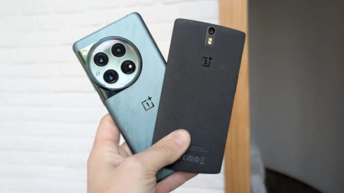 Điện thoại OnePlus One và OnePlus 12 (Ảnh: Internet)