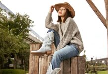 Giày bốt cao bồi