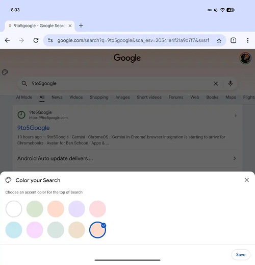 Tính năng tô màu kết quả tìm kiếm của Google (Ảnh: Internet)