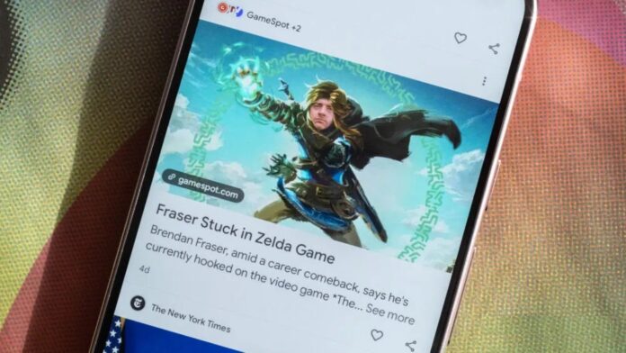 Chủ đề thịnh hành trong Google Discover được tạo tiêu đề bằng AI (Ảnh: Internet)