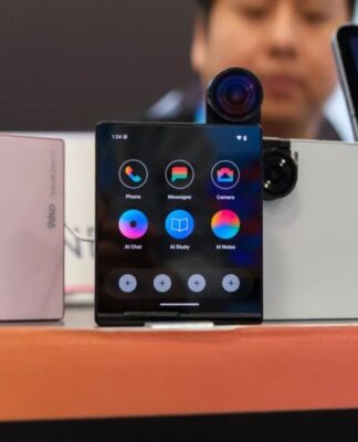 Giao diện ngăn kéo ứng dụng AI trên điện thoại Ikko Mind One (Ảnh: Internet)