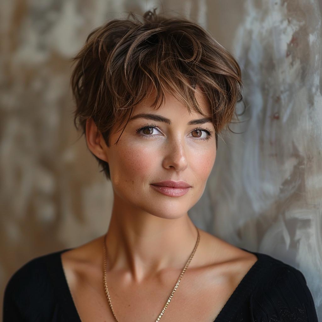 Tóc pixie mềm mại