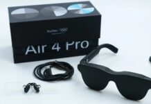 Kính thực tế ảo RayNeo Air 4 Pro (Ảnh: Internet)