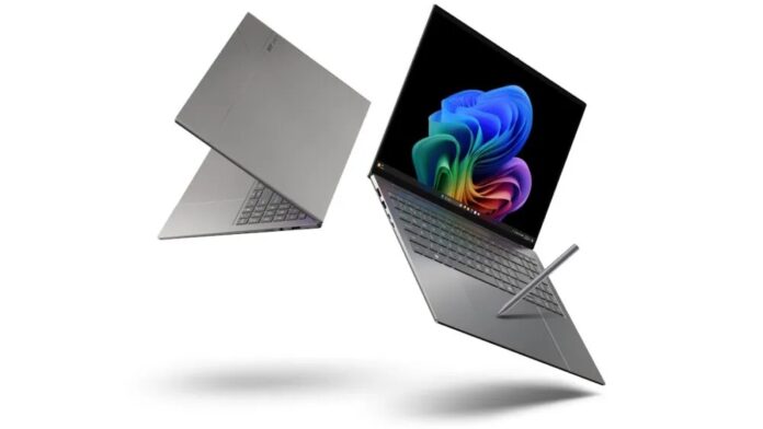 Laptop Acer Swift 16 AI SF16 71T với bút cảm ứng (Ảnh: Internet)