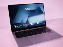 Mẫu laptop Galaxy Book 6 Pro của Samsung (Ảnh: Internet)