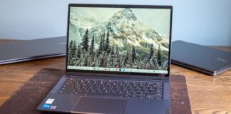 Các mẫu laptop giá rẻ với hiệu suất tốt và trải nghiệm mượt mà bạn nên mua trong năm 2026 Laptop Lenovo IdeaPad Flex 5 Chromebook (2023) (Ảnh: Internet)