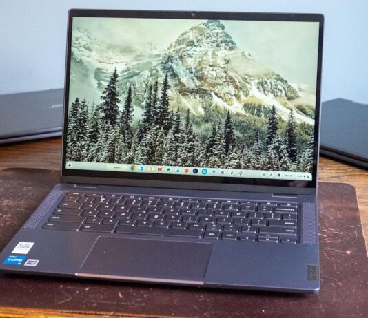 Các mẫu laptop giá rẻ với hiệu suất tốt và trải nghiệm mượt mà bạn nên mua trong năm 2026 Laptop Lenovo IdeaPad Flex 5 Chromebook (2023) (Ảnh: Internet)