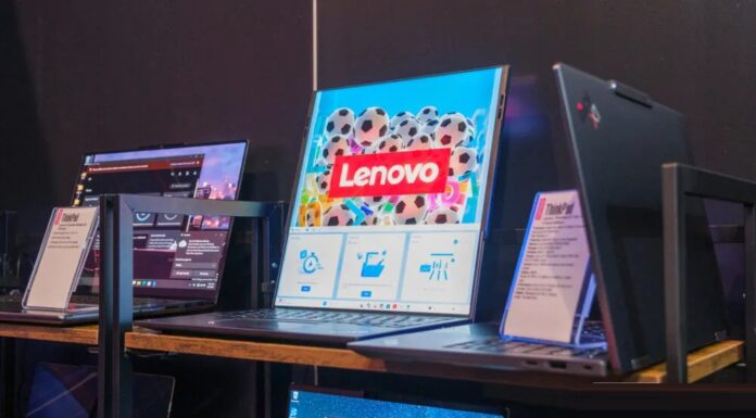 Laptop màn hình cuộn Lenovo ThinkPad Rollable XD (Ảnh: Internet)