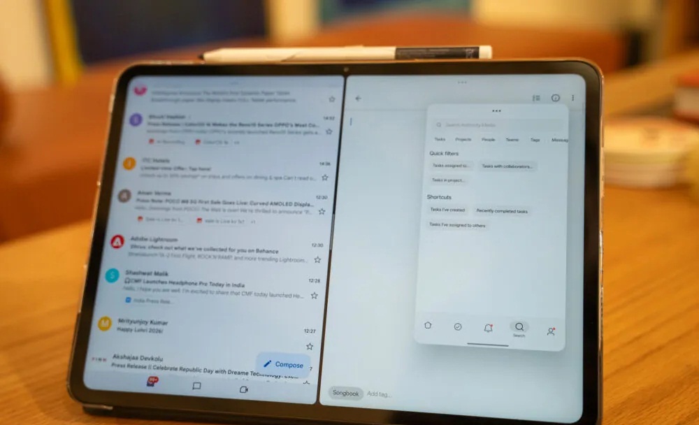 Xử lý đa nhiệm trên máy tính bảng OnePlus Pad Go 2 (Ảnh: Internet)