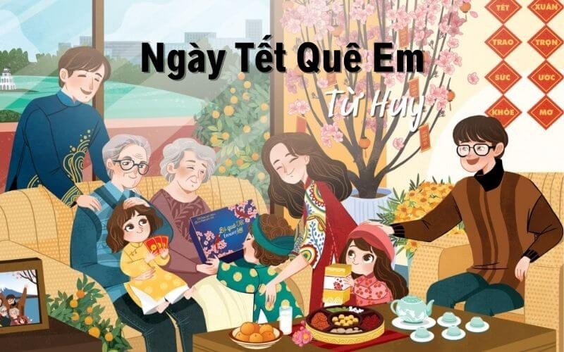 Bài hát Ngày Tết Quê Em. Nguồn: Internet