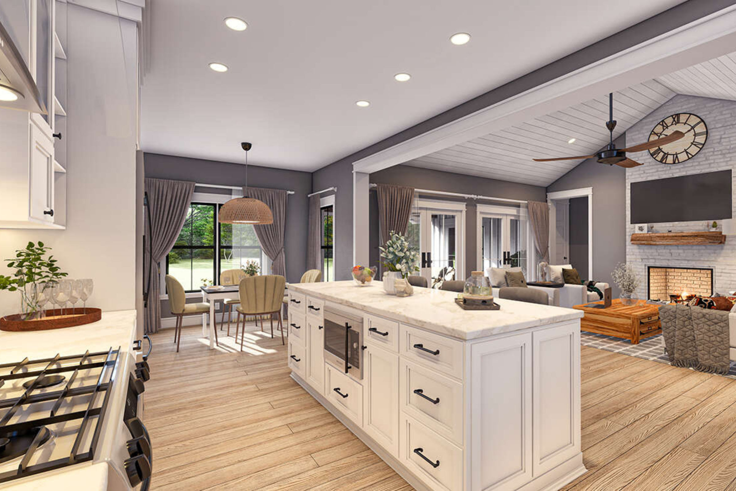 Nhà bếp không gian mở